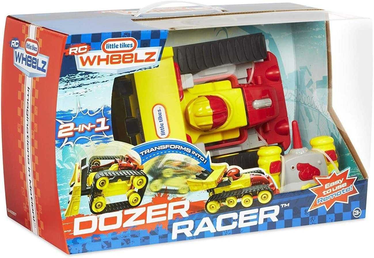 Състезателен Булдозер Трансформираща Кола с дистанционно Little Tikes