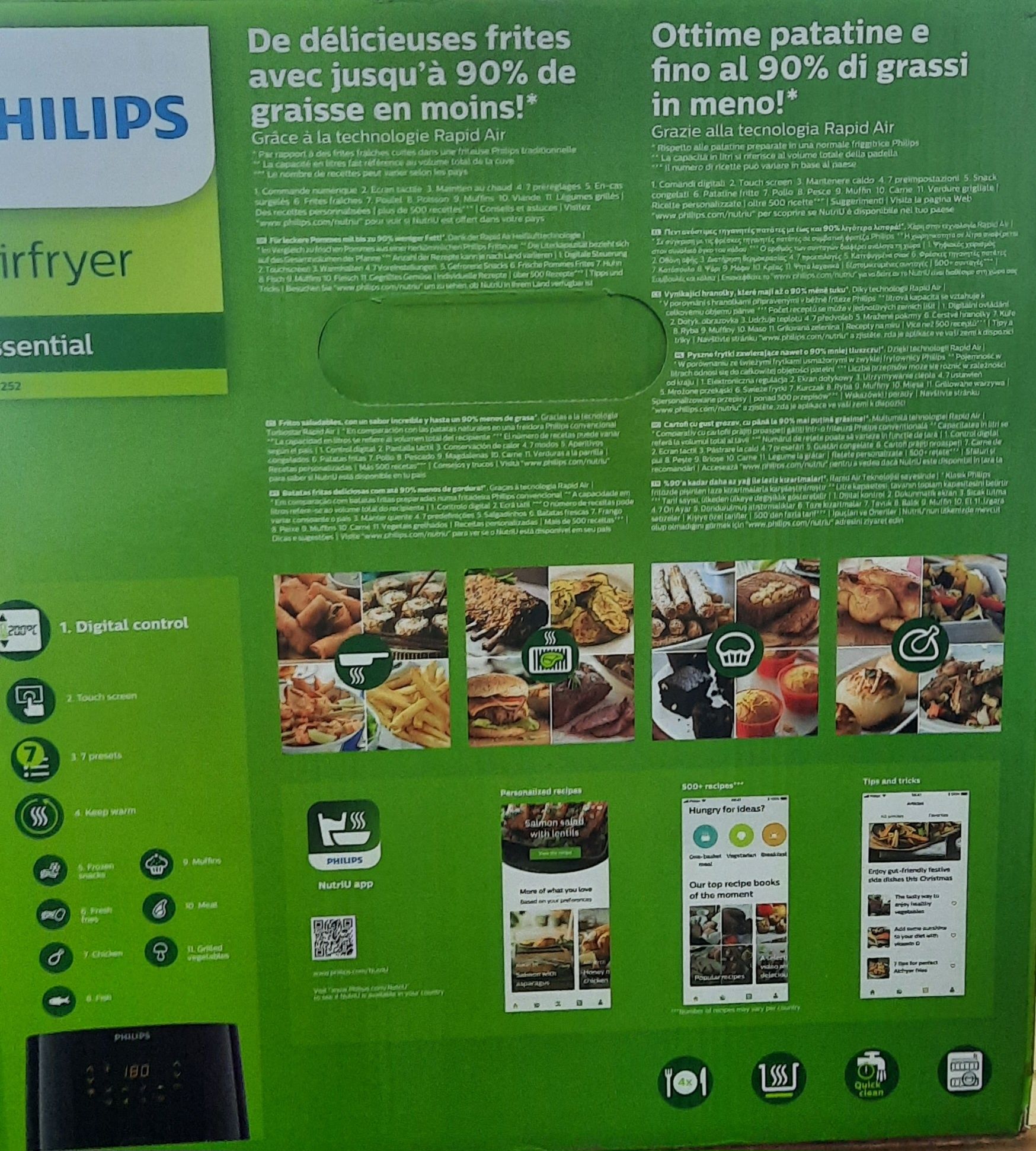 Airfryer  philips 0.8kg 4.1L