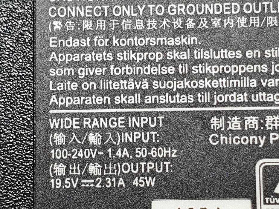 Incarcator HP original mufa albastra