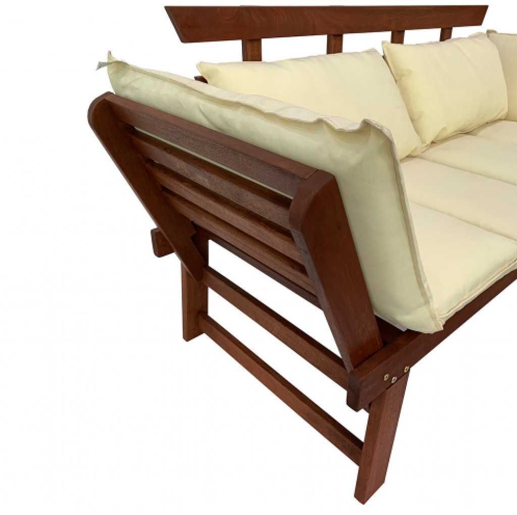 Диван Muhler Meranti с матрак и възглавница BEIGE