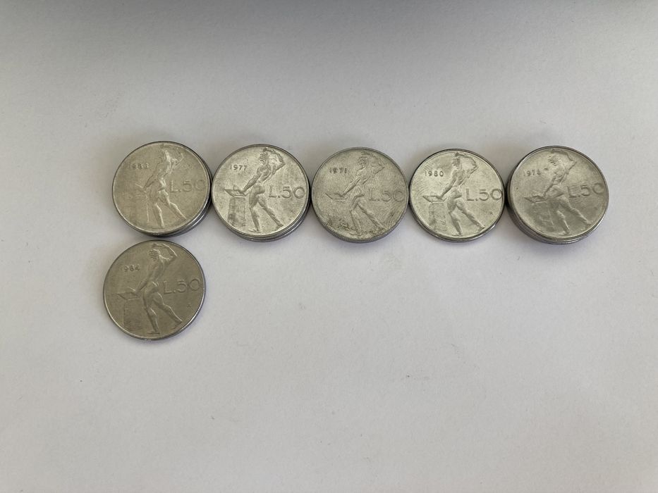 ИТАЛИАНСКИ монети - 50 лири