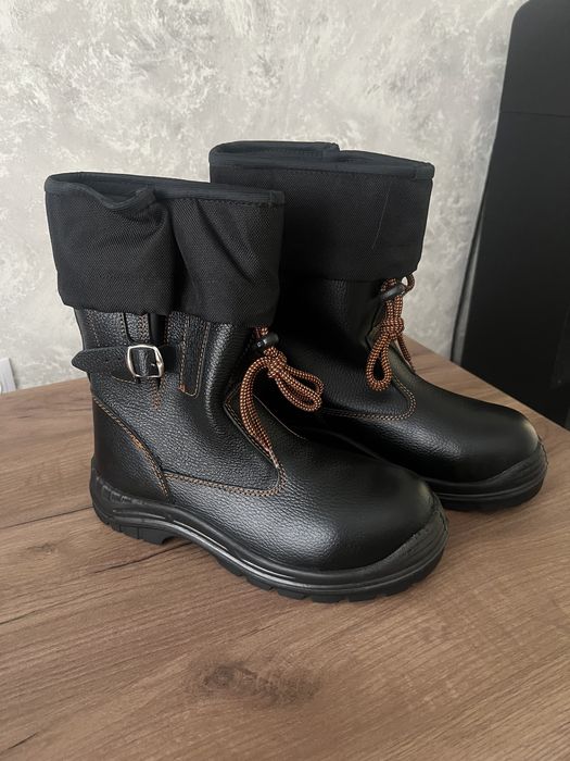 Сапоги рабочие кожаные