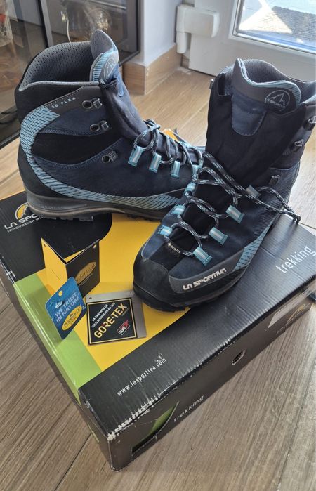 Ghete trekking La Sportiva Trango Trk Leather GTX - opal/pacific blue