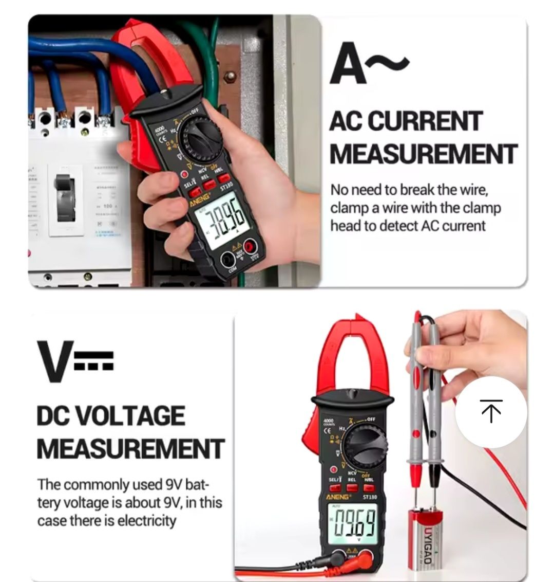 Cleste  ampermetric Clampmetru Multimetru Smart - nou