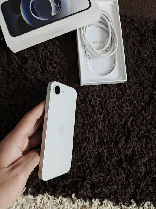 Vand iPhone 16e 512GB white/alb NEVERLOCKED [poze reale