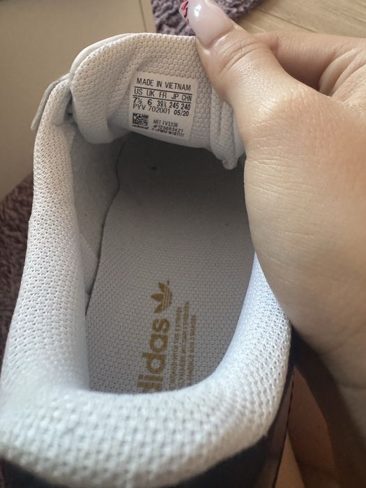 Adidas Superstar  pantofi albi si negru