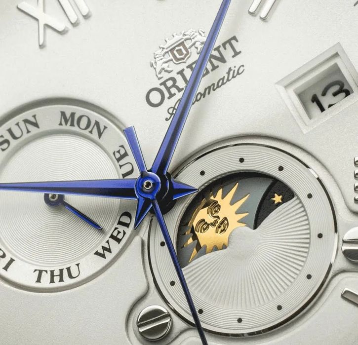Ceas ORIENT Classic Sun and Moon RA-AK0802S30B; ORIGINAL,acte,sigilat.