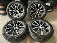 Jante Roti Orginale R20 BMW X5 X6 G05 G06 Jante cu anvelope iarna aproape noi michelin cu steluta RSC run flat