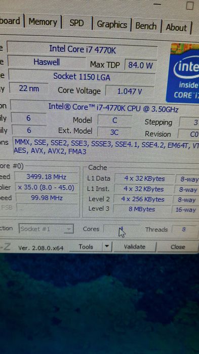 Дънна платка Asus Z97-PRO Gamer CPU i7 4770K