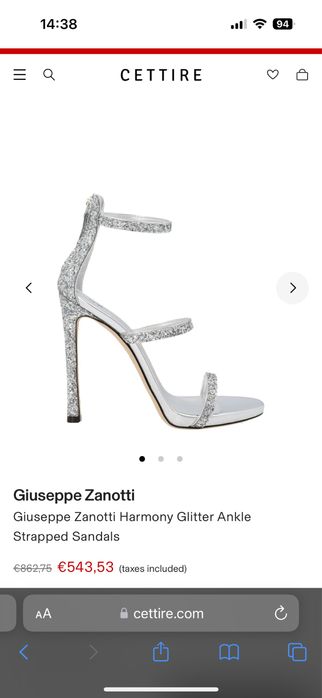 Vand sandale Giuseppe Zanotti 38,5