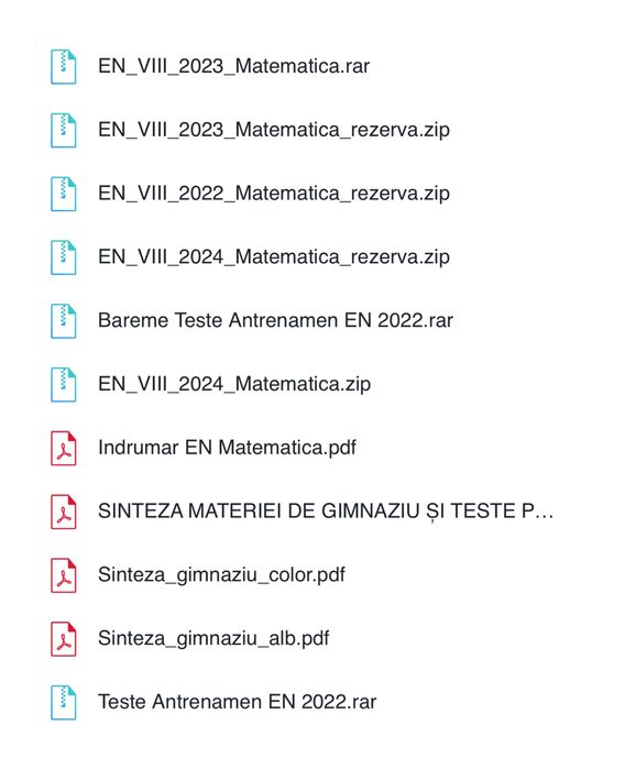 Materiale matematica