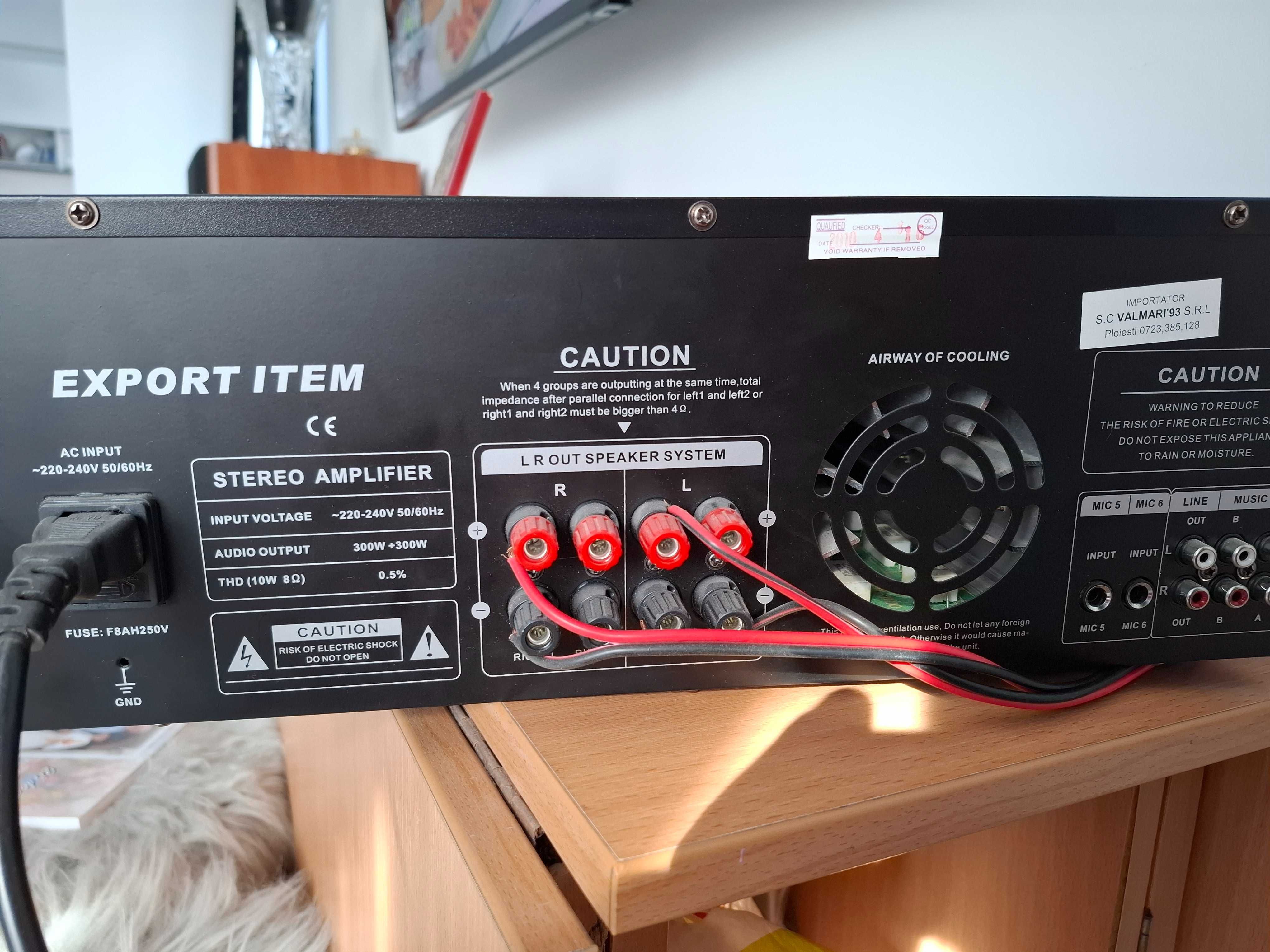 Amplificator  Wlliodor DS-9702 si Boxe JBL E100 de vanzare