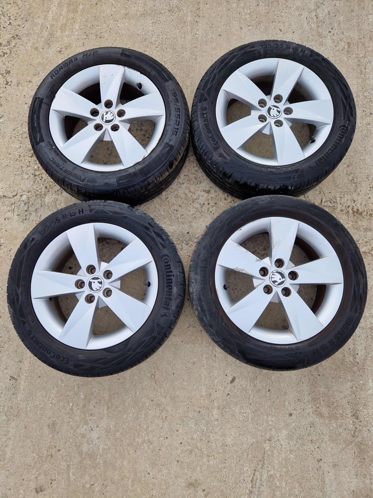 Jante aliaj Skoda Fabia R15 ET43