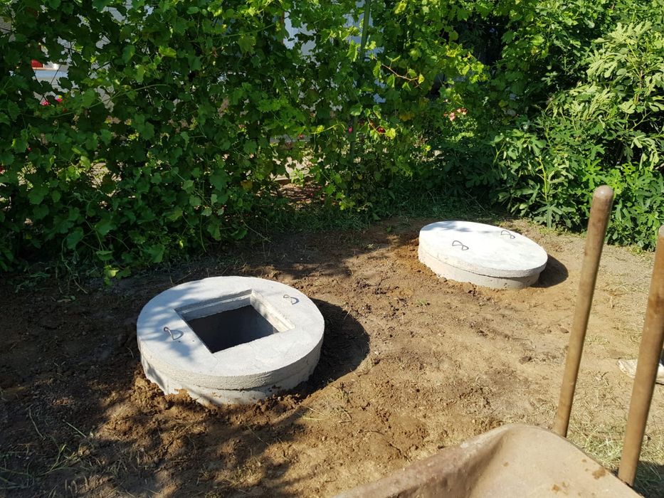 Fose septice cu decantare -tuburi beton