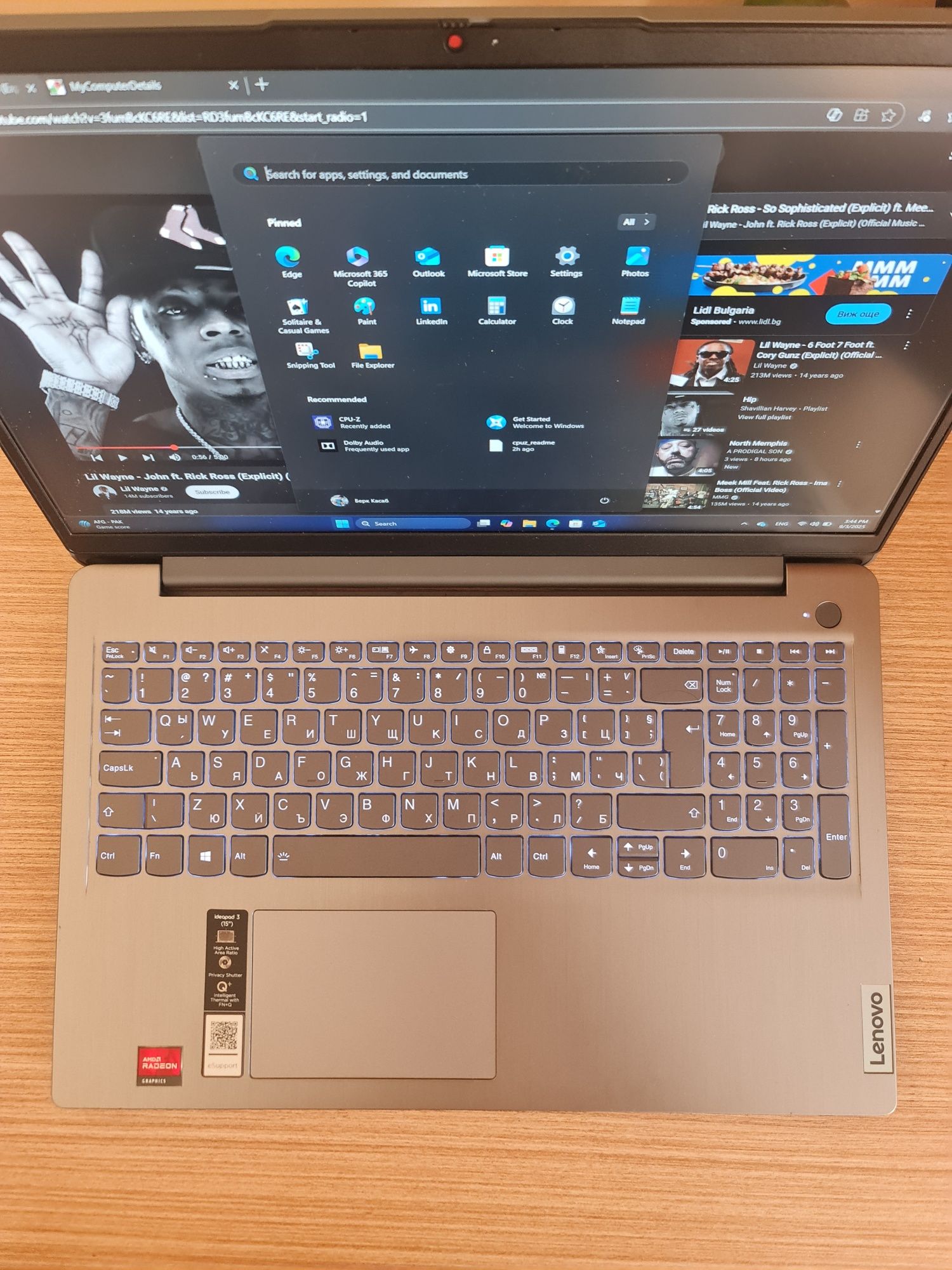Ryzen 5 5500U Lenovo Ideapad 3 (15")