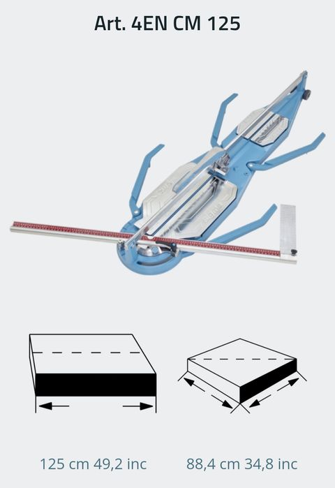 Sigma 125 cm art. 4EN Seria 4 NEX mașină de tăiat gresie
