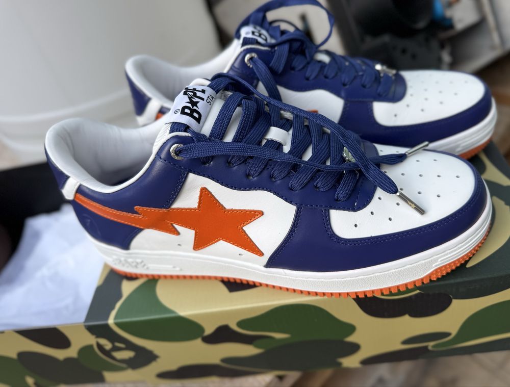 A BATHING APE® BAPE Sta Leather Sneaker