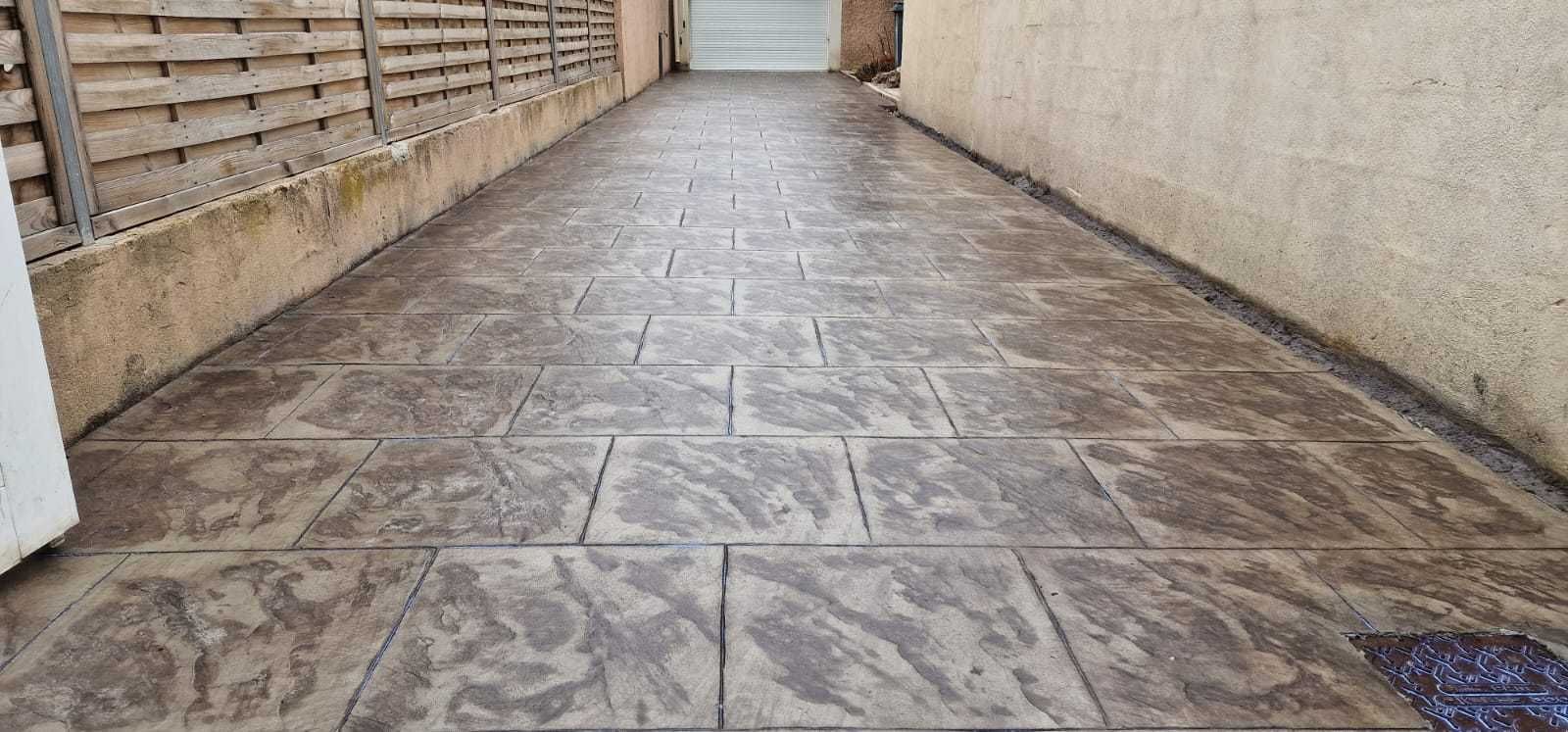 Beton amprentat  ex