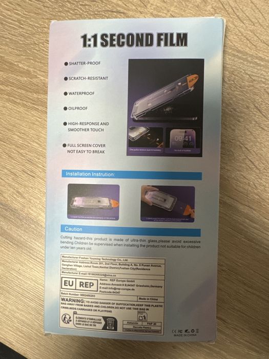 Folie de protectie “EASY APPLY” Iphone 15 pro max