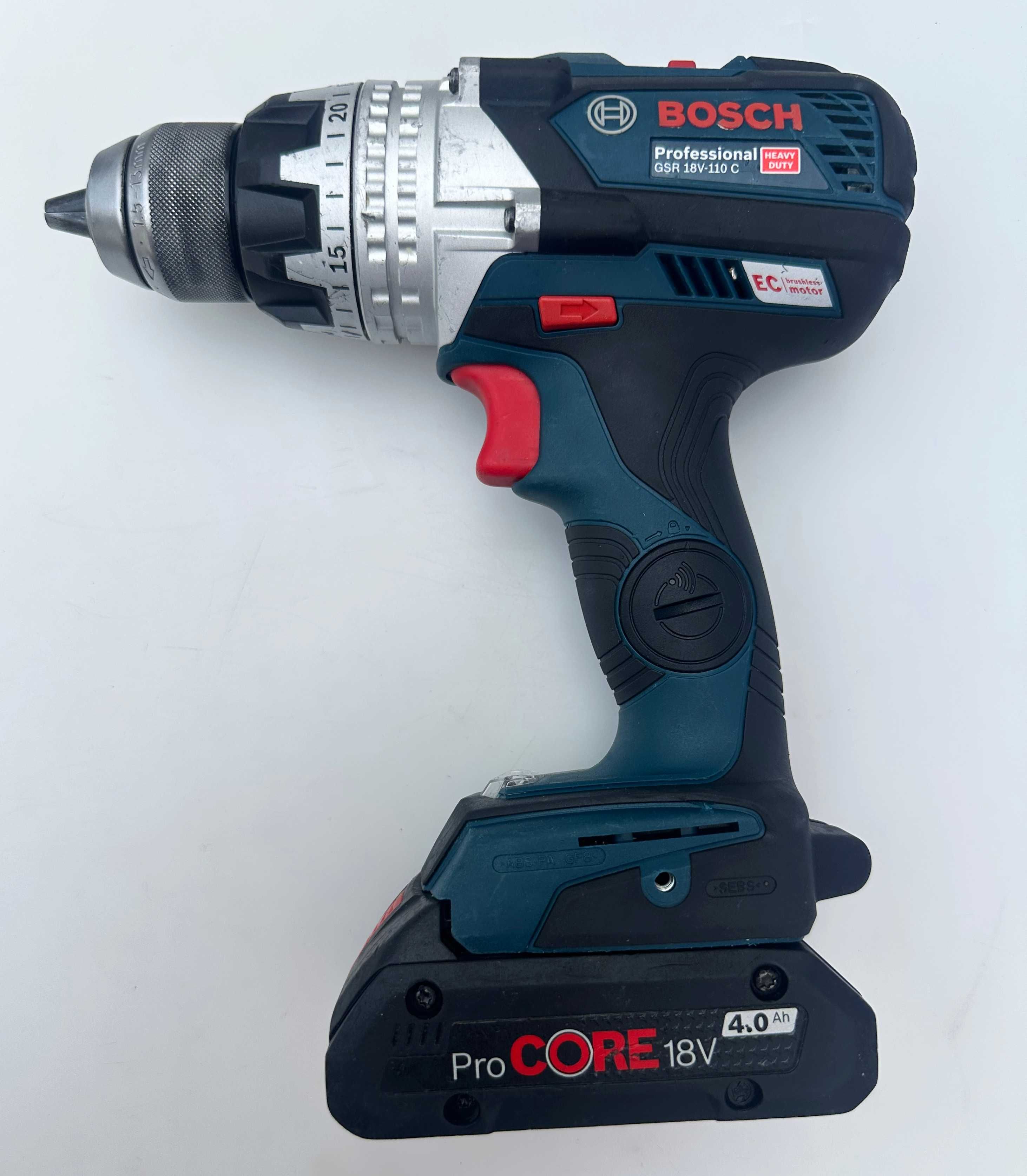BOSCH GSR 18V-110 C - Безчетков мощен винтоверт 18V 110Nm