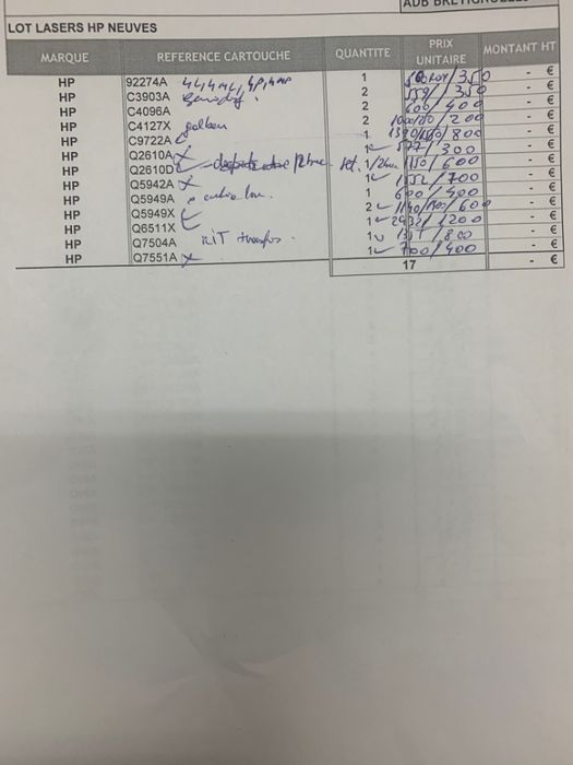 Cartuse HP originale si compatibile pt HP marca ARMOUR ,OWA FRANTA