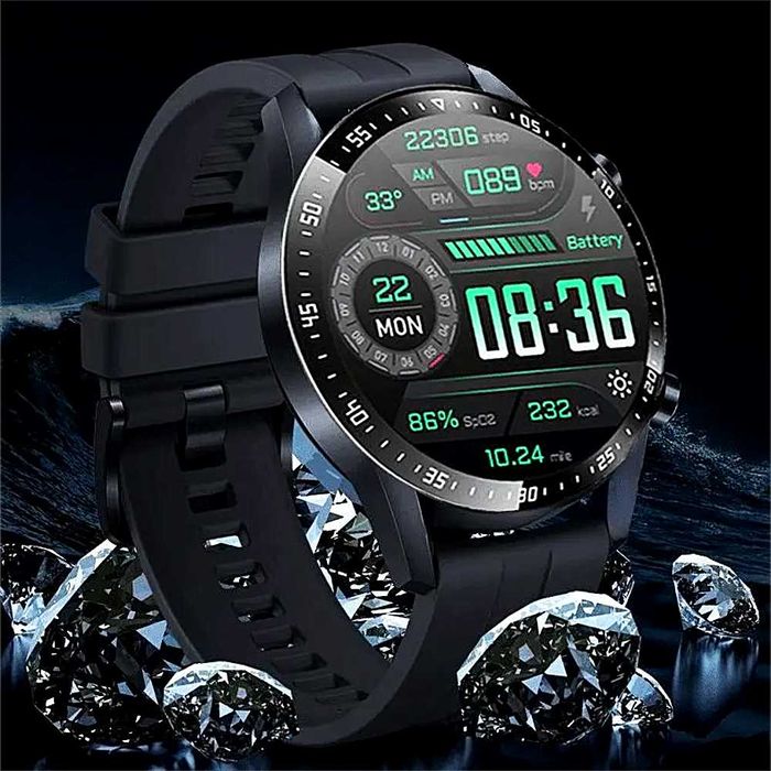 Ceas Smartwatch Elegant si Bratara Fitness 1.3 Display IPS Full Touch