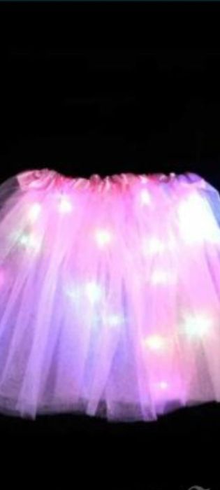 Нова детска светеща коледна туту пола пачка