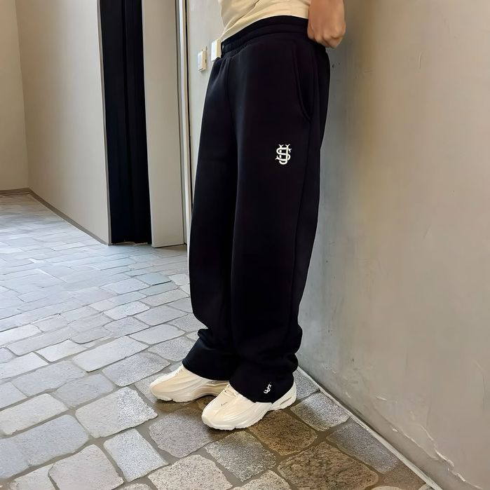 широкие бегги трико джинсы suvene