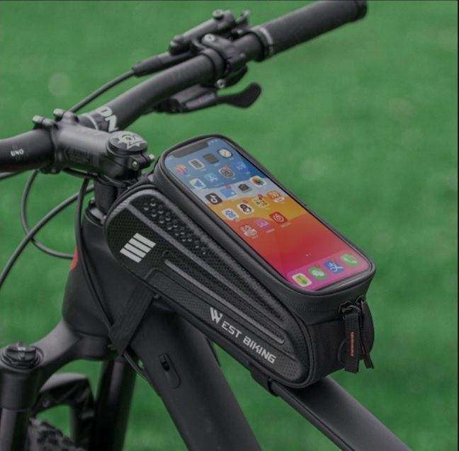 Geanta bicicleta fixare cadru telefon impermeabila 1.5 L Westbiking