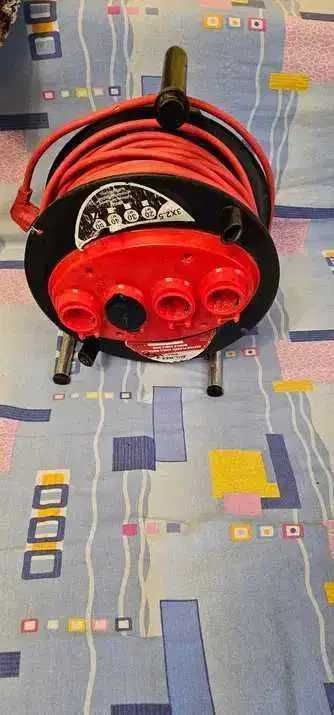 prelungitor electric 4 prize/ posturi cu tambur 50m 3x2.5mm