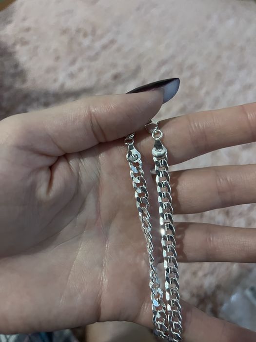 Lant si bratara din argint