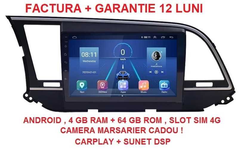 Navigatie Hyundai Elantra ( 2015 - 2019 ) 4GB Garantie Camera Gratis