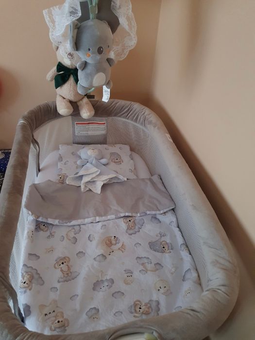 Pat Baldachin Co-Sleeping + Cadou ( in descriere)