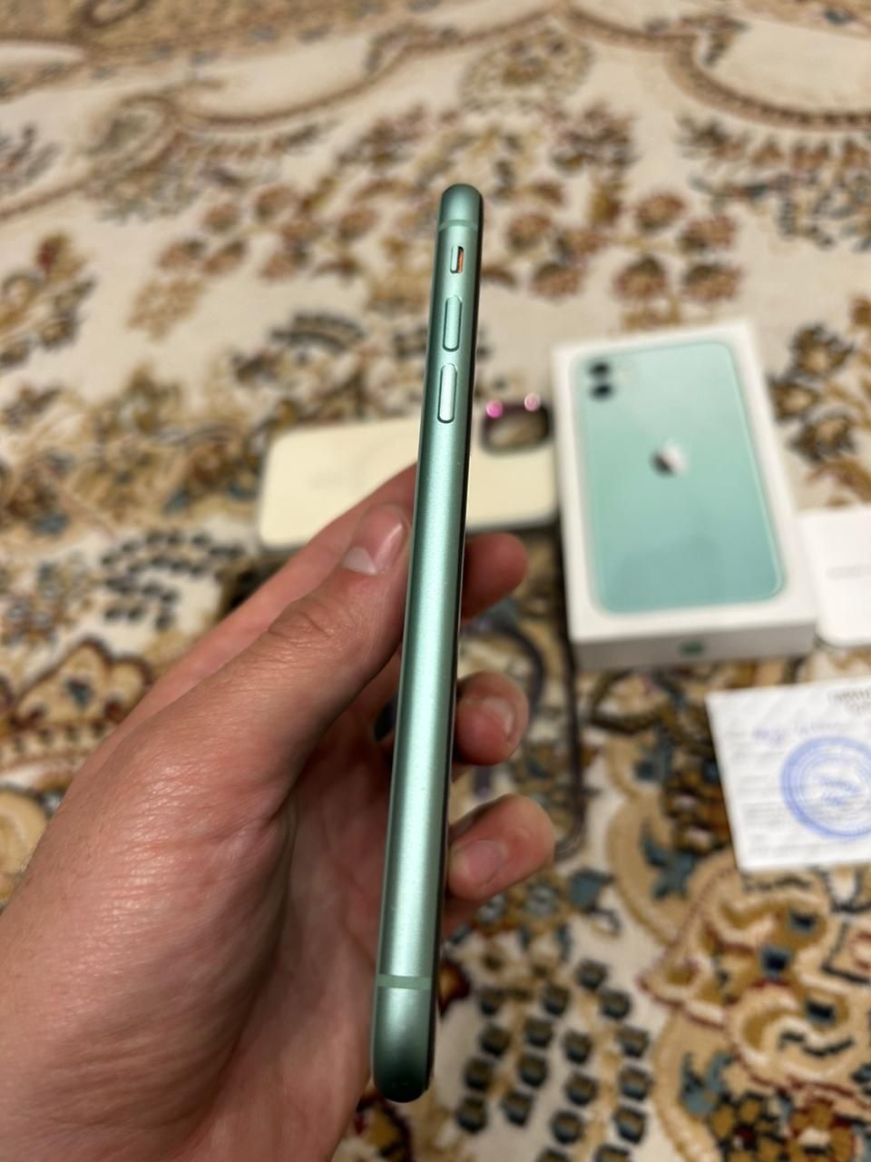 Iphone 11 128гб состояние отличное цвет зелёный