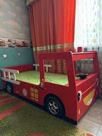 Кровать детская машинка + матрас