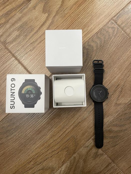 Ceas sport Suunto 9 BARO Titanium, unisex, black