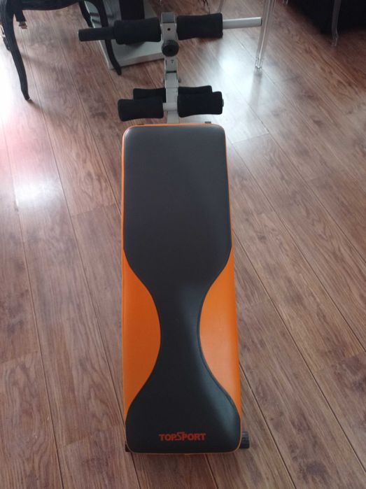 Лежанка за коремни преси 140кг Топка 5кг Гира Винил 2Х5кг Дъмбел 10кг