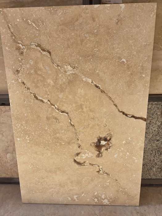 Травертин Беж Запълнен 1.2/61/40.6 - 49 лв.м2 с ДДС