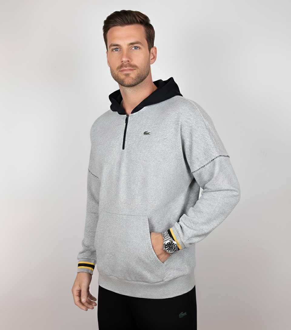 Lacoste Sport - Оригинален мъжки суитшърт с цип размер XL