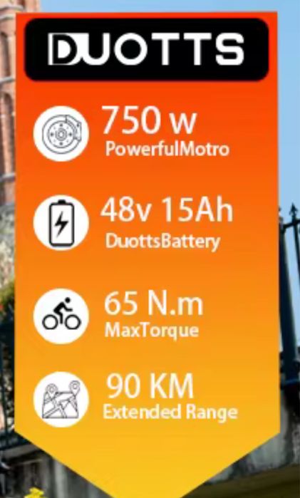 De Vanzare Bicicleta Electrica Noua Duttos Pro cu 2 baterii