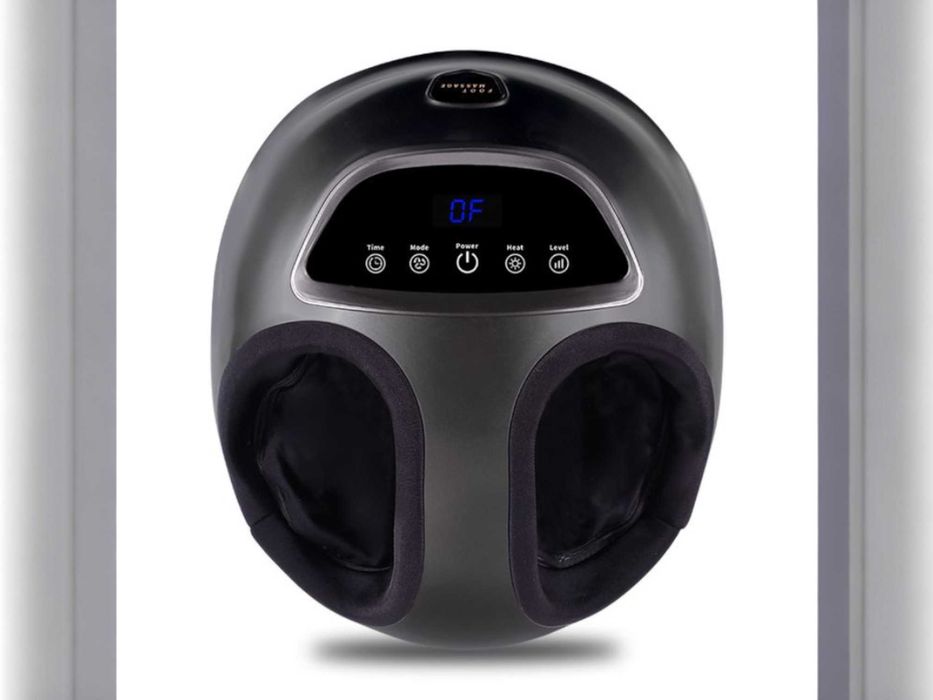 Aparat de masaj pentru picioare, cu presopunctura si incalzire