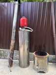 Boiler din inox mixt (electric si lemne)