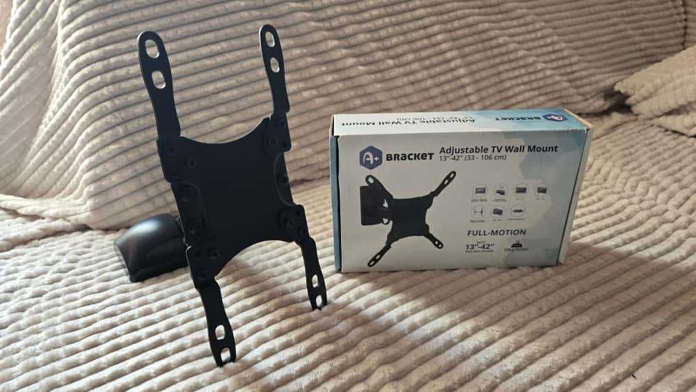 Suport TV de perete A+ SPB221, reglabil, 13"-42" (33cm-106cm), Negru