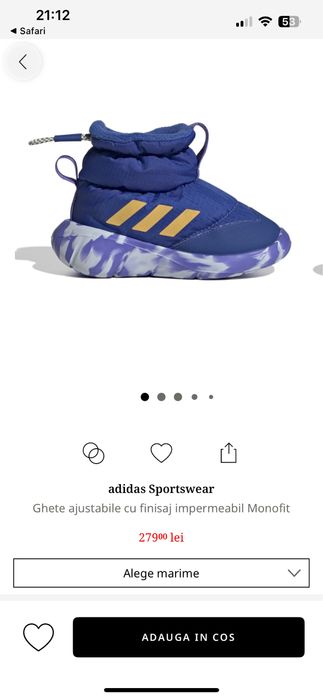 Ghete groase Adidas noi