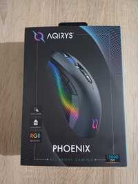 Mouse Gaming AQIRYS Phoenix, RGB, 12000 dpi, negru