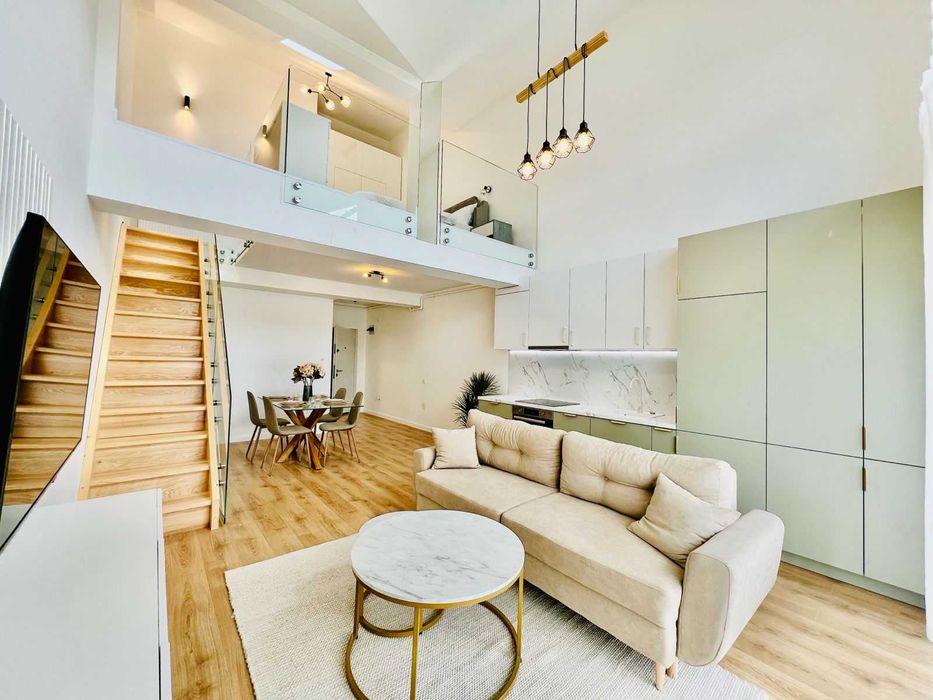 Proprietar, vand penthouse, 2 camere, 2 bai, mobilat si utilat lux