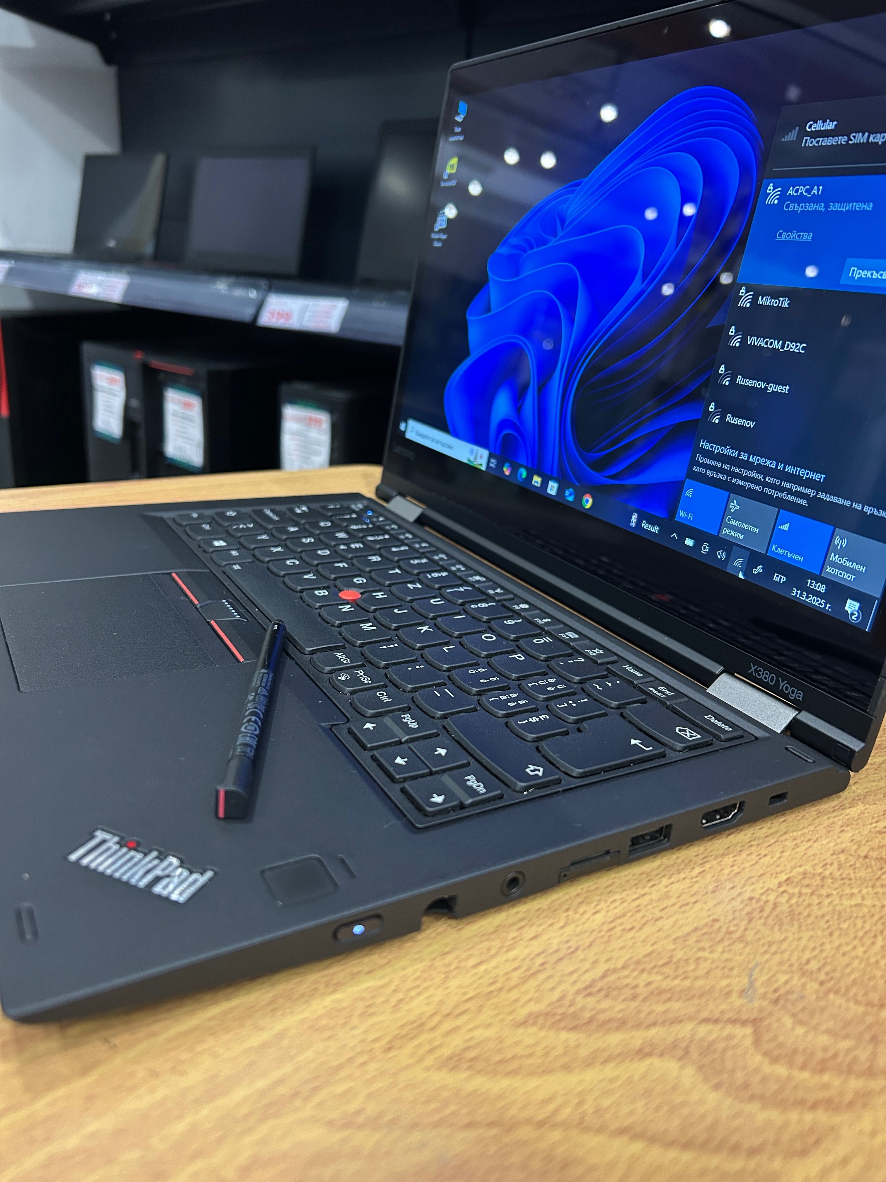Лаптоп Lenovo X380 Yoga i5/8GB RAM/256GB с 3 месеца гаранция! ТЪЧ