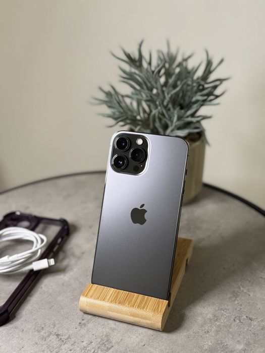 iPhone 13 Pro Max Graphite 256 |  91% /husa / cablu impecabil ca nou !