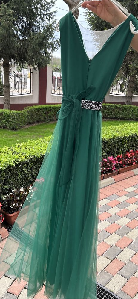 Rochie de seară verde