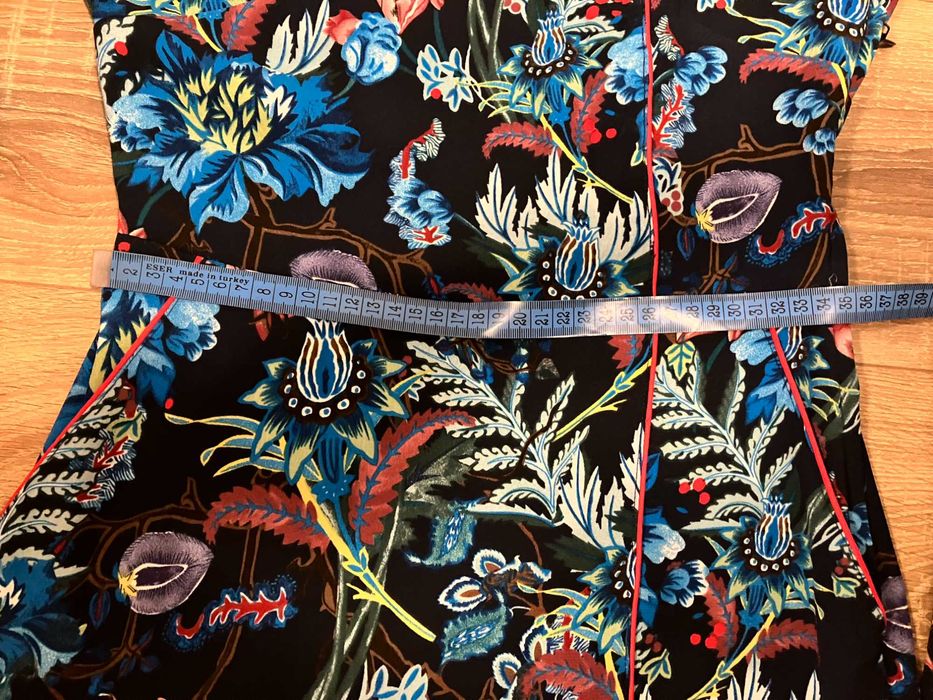 Rochie cu maneca lunga in stil chinezesc H&M 32 34